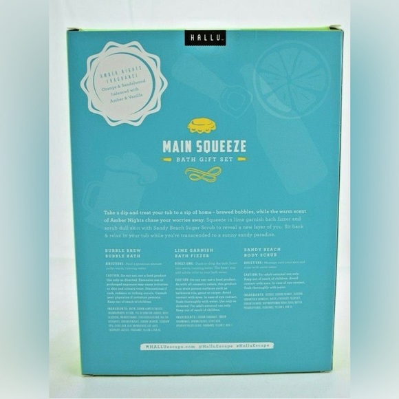 Hallu ‘Main Squeeze’ Bath Gift Set - Picture 2 of 2